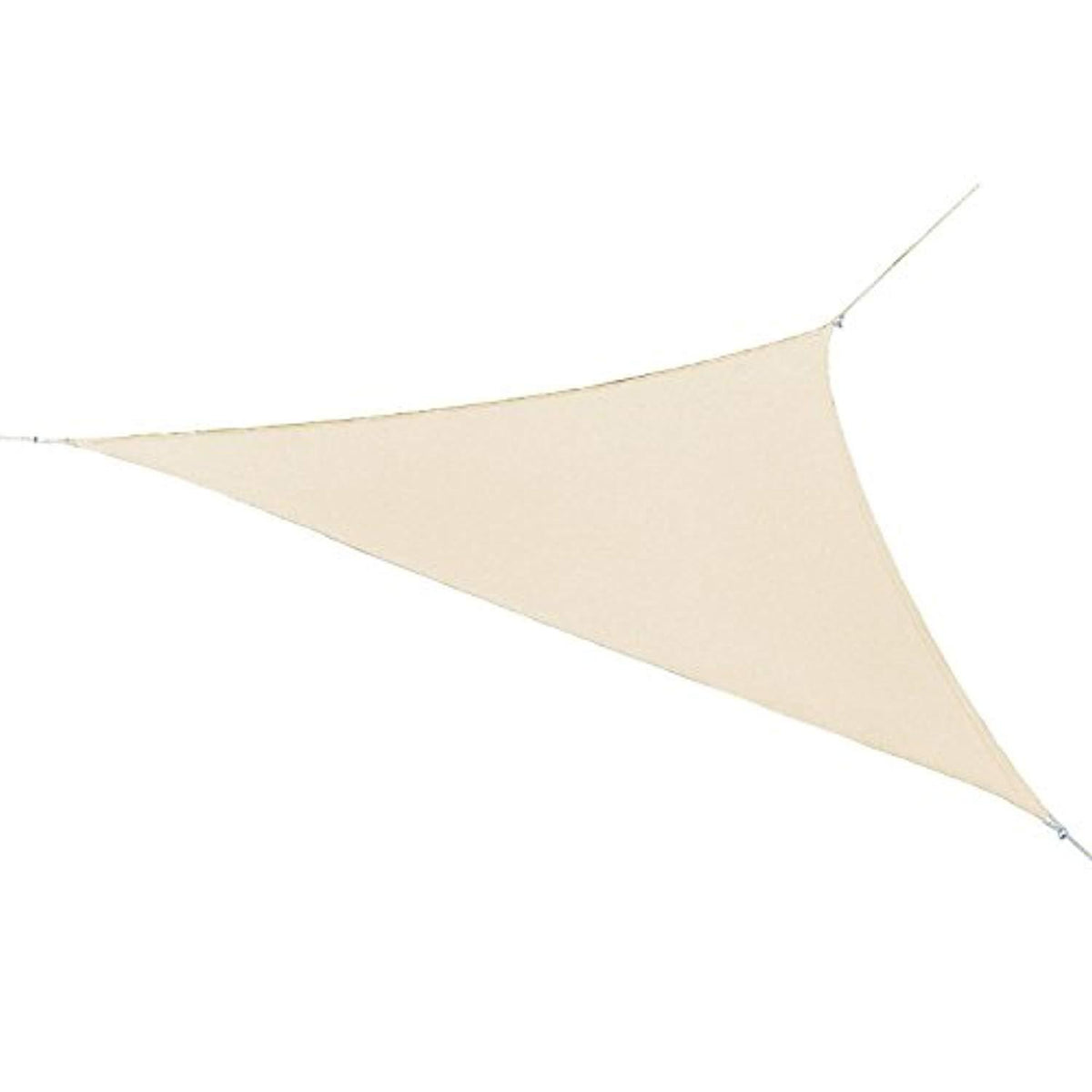 Coolaroo Readytohang Triangle Shade Sail Canopy, Pebble, 13 Feet Tri