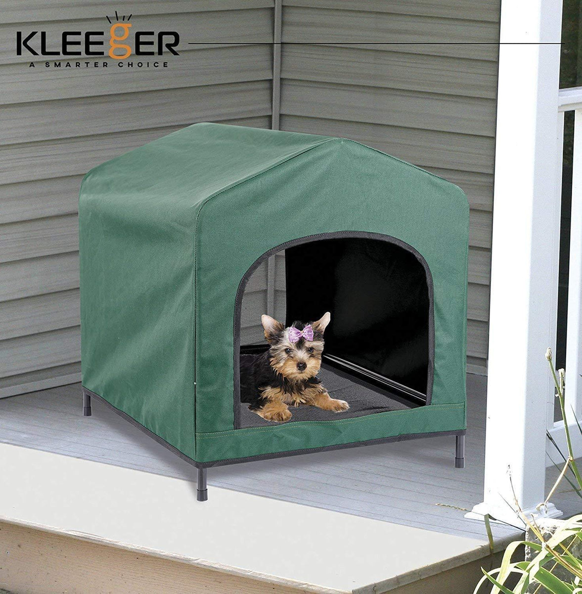 Kleeger Premium Canopy Pet House Retreat Waterproof Indoor & Outdoor