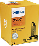 Philips D3S Standard Authentic Xenon HID Headlight Bulb, 1 Pack