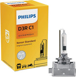 Philips D3S Standard Authentic Xenon HID Headlight Bulb, 1 Pack