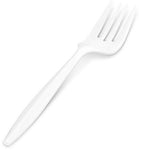 PlastX Cutlery 1000 Count Disposable Plastic White Forks, Great For Every Day, Home, Office, Party, or Restaurants,