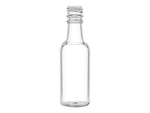 Nakpunar 12 pcs 50 ml Plastic Liquor Bottles with Black Cap