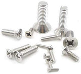 HVAZI #2-56 UNC Stainless Steel Phillips Flat Head Machine Screws Nuts Assortment Kit