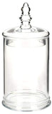 Mantello Decor Glass Apothecary Jars (Clear, Medium, Set of 3)