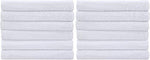 Utopia Towels 12 Pack Kitchen Bar Mop Towels 16 x 19 inches, White Bar Towels and Cleaning Towels