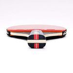 SSHHI 5-Star Table Tennis Bats,2 Pcs Ping Pong Paddle,Indoor or Outdoor Game, Solid/As Shown/A