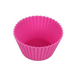 Mango Spot Silicone Baking Cups, Cupcake Liners, Truffle Cups - 12 Pack, 6 Colors