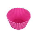 Mango Spot Silicone Baking Cups, Cupcake Liners, Truffle Cups - 12 Pack, 6 Colors