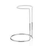 The Wine Castle Decanter Drying Stand - Beautiful Stainless Steel - For Large Bottomed Wine Decanters - Rubber Coated to Prevent Scratches