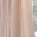 Half Price Drapes PTCH-112-108-RU Ruched Faux Silk Taffeta Curtain, Platinum