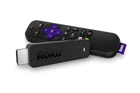 Roku Streaming Stick | Portable, Power-Packed Player with Voice Remote with TV Power and Volume