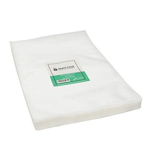 Nutri-Lock Vacuum Sealer Bags. 100 Gallon Bags 11x16 Inch. Commercial Grade Food Sealer Bags for FoodSaver, Sous Vide