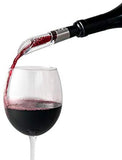 Andre Lorent Wine Aerator and Pourer, 1.1 x 1.1 x 5.2 inches, Clear/Stainless Steel