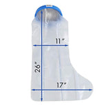 Water Proof Leg Cast Cover for Shower by TKWC Inc - #5738 - Watertight Foot Protector