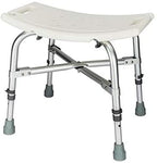 SoSo-BanTian1989 Adjustable Elderly Bath Shower Chair Stool (Gray)