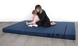 Milliard Tri-Fold Foam Folding Mattress and Sofa Bed for Guests - Queen 78x58x4.5 Inch