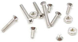 HVAZI #2-56 UNC Stainless Steel Phillips Flat Head Machine Screws Nuts Assortment Kit