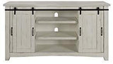 Martin Svensson Home Taos 65" TV Stand, Antique White & Aged Distressed Pine, Antique White and Aged Distressed Pine