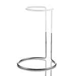 The Wine Castle Decanter Drying Stand - Beautiful Stainless Steel - For Large Bottomed Wine Decanters - Rubber Coated to Prevent Scratches