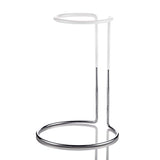 The Wine Castle Decanter Drying Stand - Beautiful Stainless Steel - For Large Bottomed Wine Decanters - Rubber Coated to Prevent Scratches