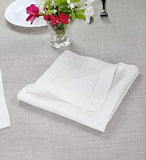 COTTON CRAFT 100% Linen Hemstitch Table Cloth - Size 60x108 Charcoal - Hand Crafted and Hand Stitched Table Cloth with Hemstitch detailing.