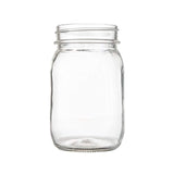 Seacoast 16 Oz Mason Jars, Regular Mouth With Steel Lids, (Set of 6)