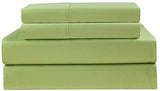 COTTON CRAFT - Ultra-Soft 400-Thread-Count Full Size Sheet Set in Sage, Premium 100% Pure Combed Cotton, 4-Piece Sateen Bedding Set with 1 Deep-Pocket Fitted Sheet, 1 Flat Sheet & 2 Pillowcases