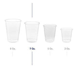 Zeml Disposable Clear Plastic Cups (9 oz.)