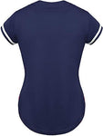 Hat and Beyond Womens Baseball Button Down Tee Short Sleeve Softball Jersey Active Shirts Made in USA