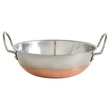 IMUSA USA SA-10100 Stainless Steel Kadhai 7-Inch,  Copper Bottom