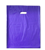 100 Extra Durable 2.5mil 12x15 Clear Merchandise bags Die Cut Handle-Semi-Glossy finish-Anti-Stretch. For Retail store plastic bags, Party favors, Handouts and more by Best Choice (Clear)