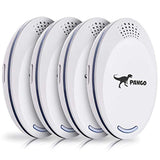 Ultrasonic Pest Repeller | Ultrasonic & Ultrasound Pest Repellent - Pest Reject - Set of 4 Electronic Pest Control - Plug in Home Indoor Repeller - Get Rid of Mosquitos, Insects, Rodents, Ants, Rats