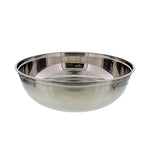 Cheftor 10qt 16" Large Stainless Steel Mixing Bowl for mixing batter, kneading dough, marinades, salads and more!