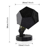 DIY Night Light Baby Star Projector, Multicolor Changing Lighting LED Starry Rotating Projection Lamp Gift for Kid Children Girl with USB Cables