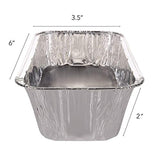 1 lb Aluminum Foil Loaf Pans (30 Pack) - Disposable Mini Size Bread and Cake Pan Great for Restaurant, Party, BBQ, Catering, Baking, Cooking, Heating, Storing, Prepping Food – 6” x 3.5” x 2”