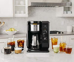 Ninja Hot and Cold Brewed System, Auto-iQ Tea and Coffee Maker with 6 Brew Sizes, 5 Brew Styles, Frother, Coffee & Tea Baskets with Glass Carafe (CP301)