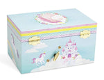 JewelKeeper Girl's Musical Jewelry Storage Box Pullout Drawer, Rainbow Unicorn Design, The Unicorn Tune