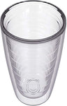 4-pack Insulated 16 Ounce Tumblers - Clear - Sweat Resistant - BPA-Free - Made in USA