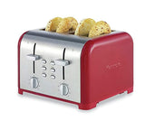 Kenmore 40604 4-Slice Toaster with Dual Controls in Red