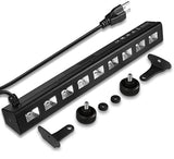 9 LED Black Light, Gohyo 27W LED UV Bar Glow in the Dark Party Supplies for Christmas Blacklight Party Birthday Wedding Stage Lighting, Material Metal Iron