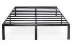 Best Price Mattress Queen Bed Frame - 14 Inch Metal Platform Beds w/ Heavy Duty Steel Slat Mattress Foundation (No Box Spring Needed), Black