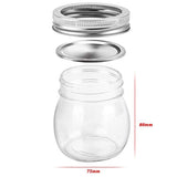 KAMOTA Mason Jars 10OZ With Regular Lids and Bands, Ideal for Jam, Honey, Wedding Favors, Shower Favors, Baby Foods, DIY Magnetic Spice Jars, 24 PACK, 30 Whiteboard Labels Included