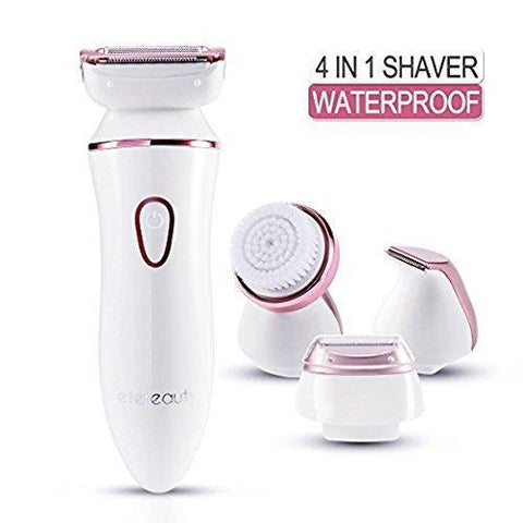 Electric Razor for Women, ETEREAUTY Electric Shaver for legs and Underarms, Cordless Painless Rechargeable Bikini Trimmer Body Hair Removal for Bikini, Wet and Dry Shaver