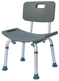 SoSo-BanTian1989 Adjustable Elderly Bath Shower Chair Stool (Gray)