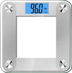 BalanceFrom High Accuracy Premium Digital Bathroom Scale with 3.6" Extra Large Dual Color Backlight Display and"Smart Step-On" Technology [NEWEST VERSION] (Silver/Partial)