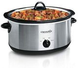 Crockpot SCR300-SS 3-Quart Manual Slow Cooker, Silver