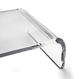 Clear Acrylic Computer Monitor Stand Holder, Acrylic Monitor Riser for Office Home Desktop, Desktop Computer Monitor Stands for Laptop Screen TV Monitor, Keyboard Storage, Desk Riser Shelf Sturdy
