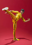 TOP Satisfied S.H.Figuarts 15cm Bruce Lee Yellow Track Suit Action Figure KungFu Toy Doll Kid Fighter Lovely Gift