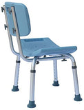 SoSo-BanTian1989 Adjustable Elderly Bath Shower Chair Stool (Gray)