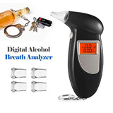 Migo 1 123 Breathalyzer, BAC Track Portable Breath Alcohol Tester, Highly-Accurate Result Digital Battery Power with 5 Mini Mouthpieces 1 Black2